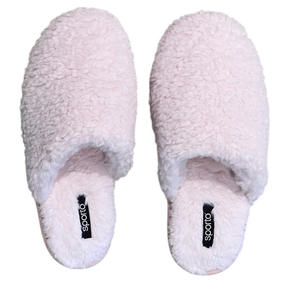 Sporto Pink Susie Faux Shearling Slippers - Picture 7 of 15